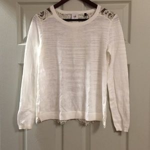 CAbi lace long sleeve top
